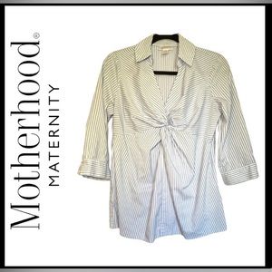 Motherhood Striped Maternity Top